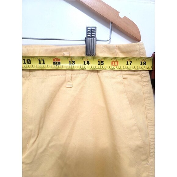 A New Day Yellow Chino Women's Trousers With Zip & Hook Closure Size 14 - Picture 6 of 10